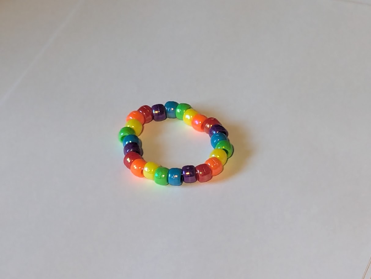 rainbow Kandi Bracelet